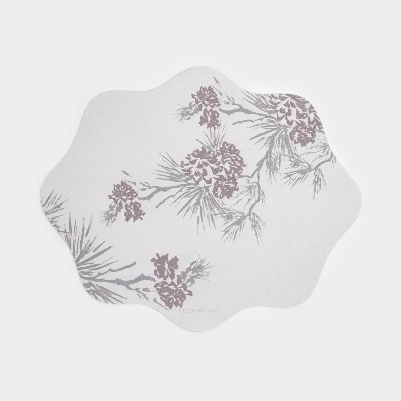 Салфетка под приборы, 37х45 см, Шишки на ветках, Rock print