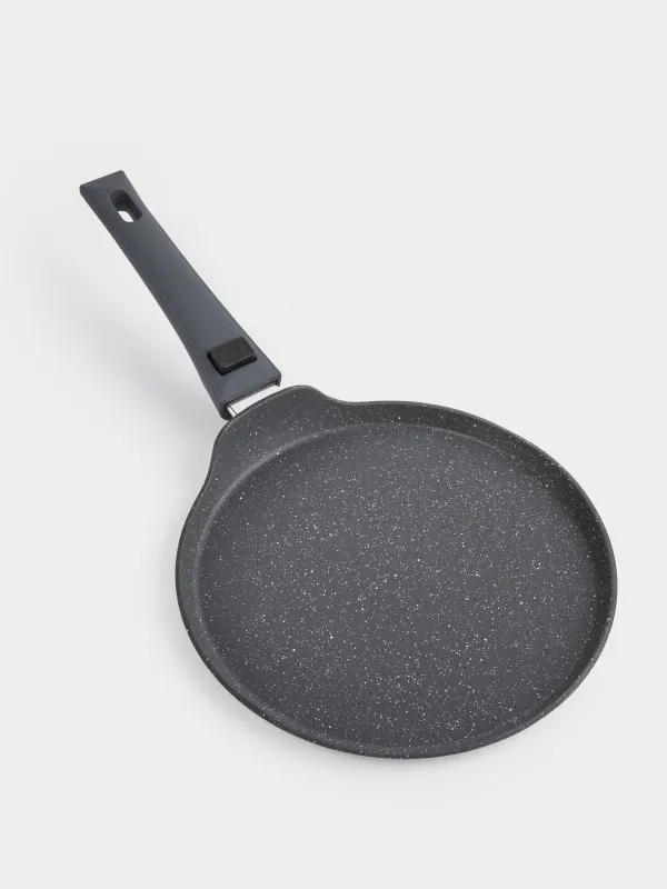 Сковорода блинная, 24 см, съемная ручка, с покрытием, алюминий, Scandia, image-3