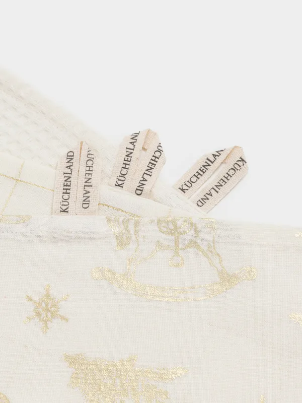 Полотенце кухонное, 40х60 см, 3 шт, Horse kitchen, image-3