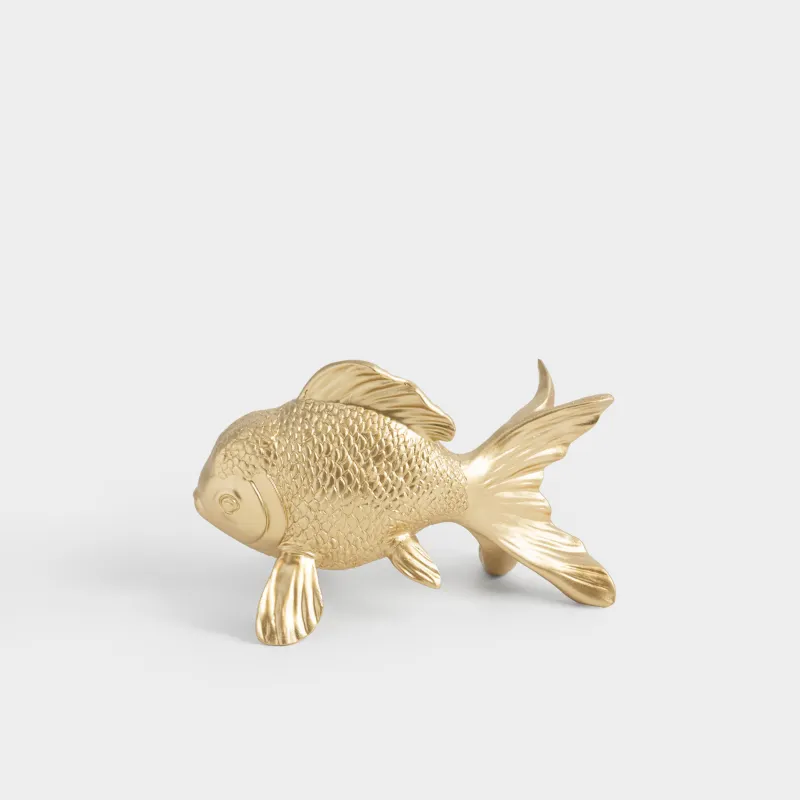 Статуэтка, золотистая, Goldfish