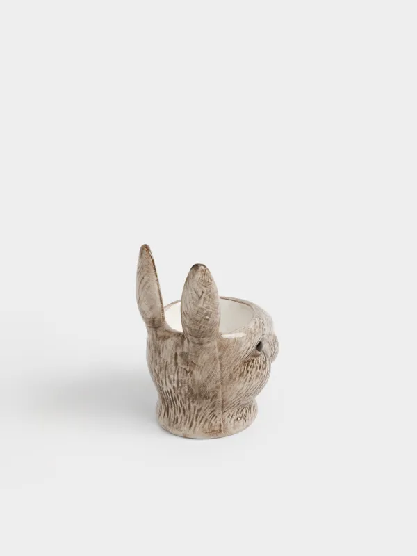 Подставка для яйца, 11 см, керамика D, коричневая, Кролик, Easter lace, image-3