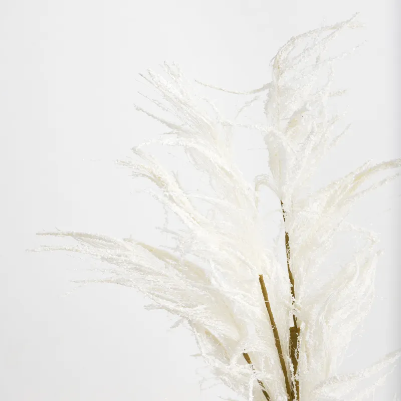 Ветка декоративная, 1 м, Белая пампасная трава, Meadow decor, image-4