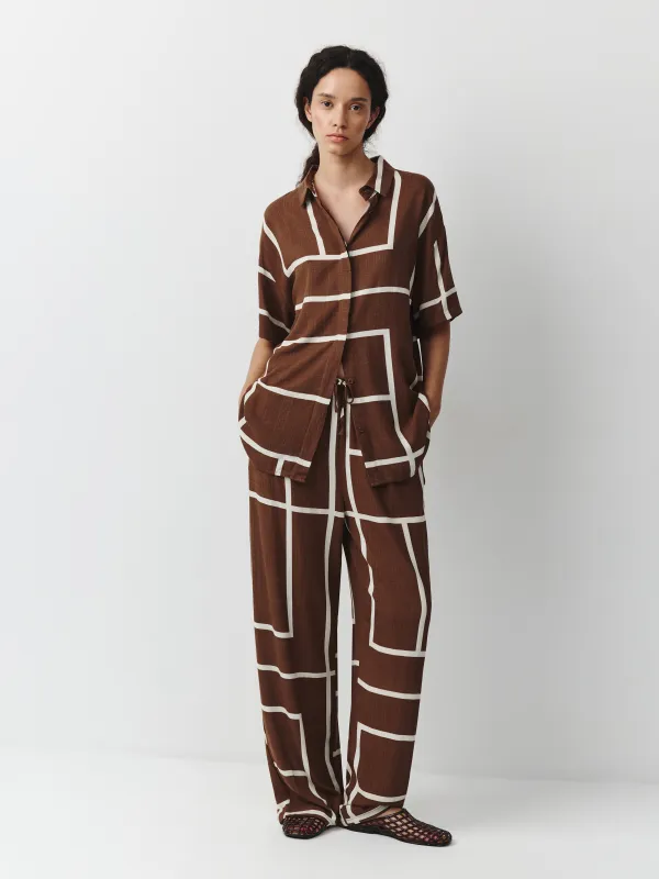 Рубашка женская, с коротким рукавом, Nataly, image-1