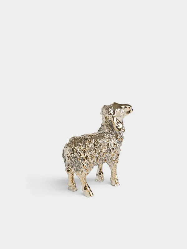 Статуэтка, 6 см, Овечка, Sheep gold, image-1