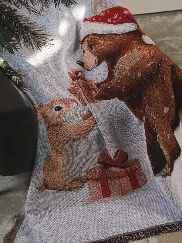 Плед, 130х170 см, гобелен, Friends forest, image-2