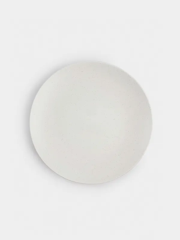 Сервиз обеденный, 6 перс, 18 пр, керамика, молочный, в крапинку, Particle, image-3