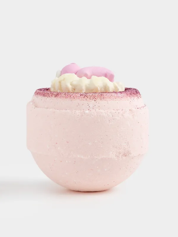 Бомбочка для ванны, 130 гр, с игрушкой, розовая, Тутти-фрутти, Свинка, Friends spa, image-4