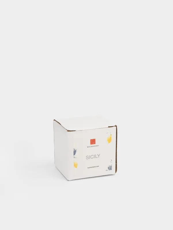 Емкость для соли или перца, 7 см, керамика D, желтая, Лимон, Sicily, image-4