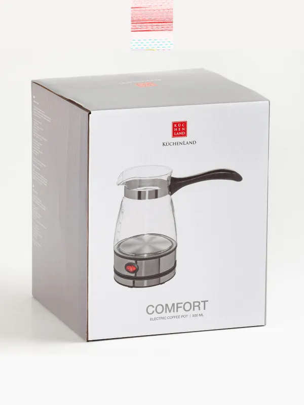 Турка электрическая, 500 мл, стекло/пластик, Comfort, image-5