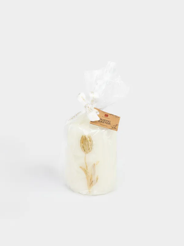 Свеча, белая, Rustic Easter, image-3
