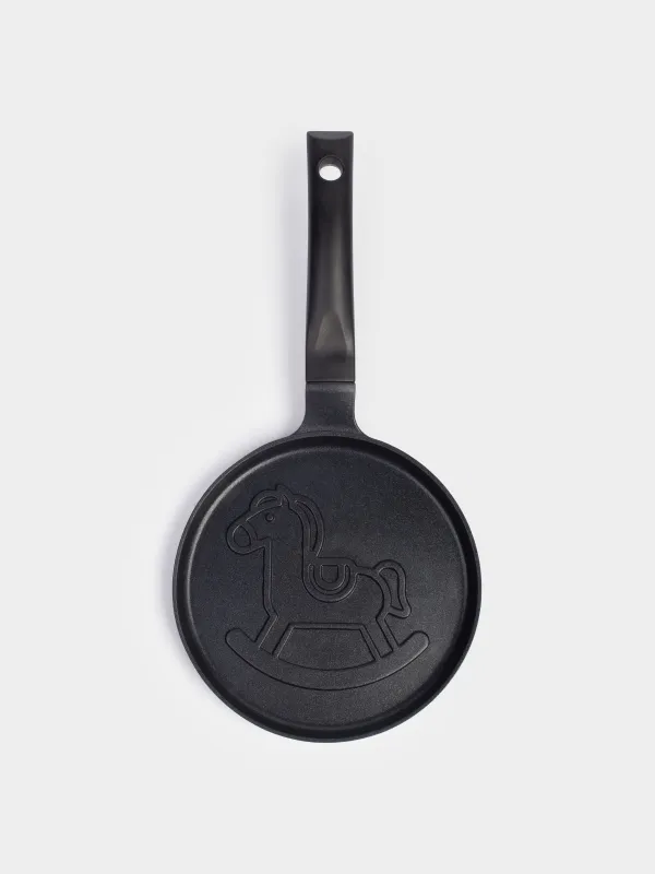 Сковорода для омлета и панкейков, 18 см, с покрытием, алюминий, Лошадка, Action, image-2