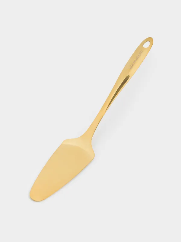 Лопатка для торта, 30 см, сталь, золотистая, Palatial, image-3