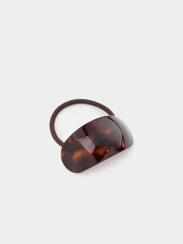 Резинка для волос, детская, коричневая, Glam, image-1