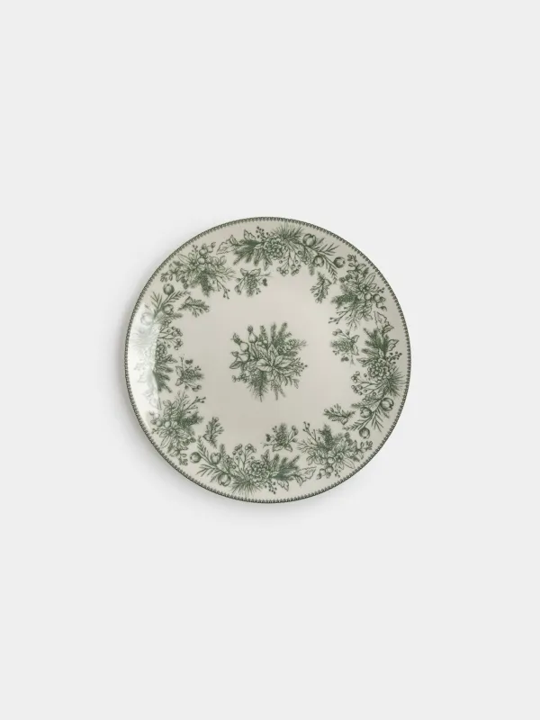 Тарелка закусочная, 22 см, Зимний букет, Whisper lace, image-0