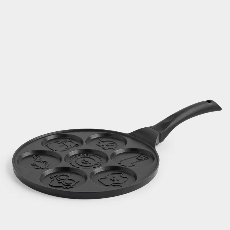 Сковорода для яиц и оладий, 26 см, 7 отд, с покрытием, алюминий, Животные, Action