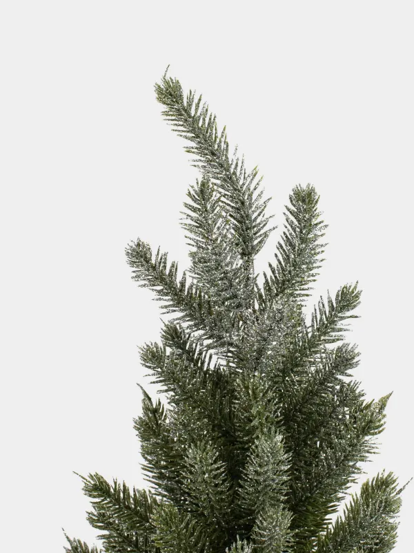 Ель искусственная, 30 см пластик/дерево, Ель с блестками, Conifer decor, image-1