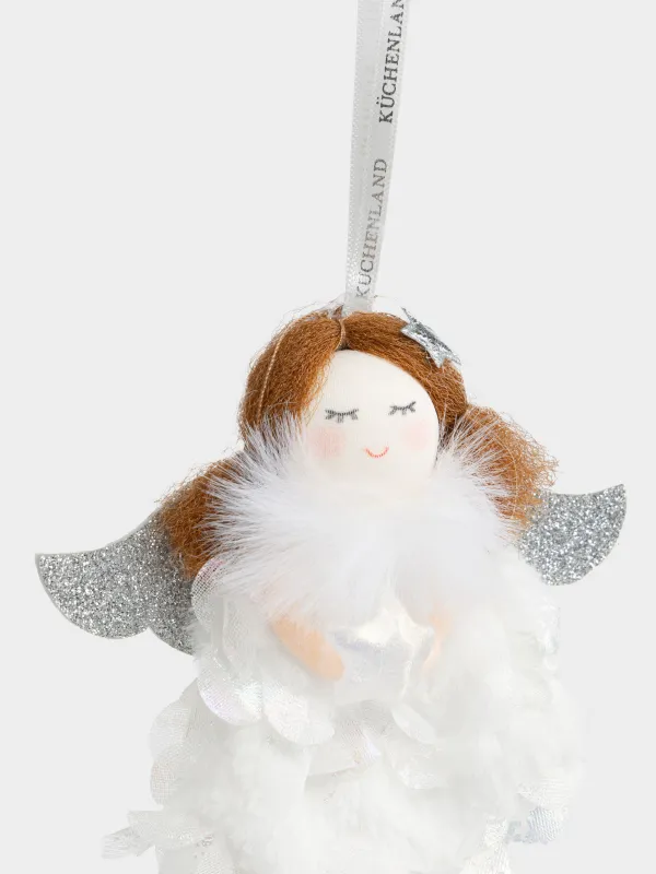 Игрушка елочная, 16 см, Девочка с крыльями, Sweet girl, image-2