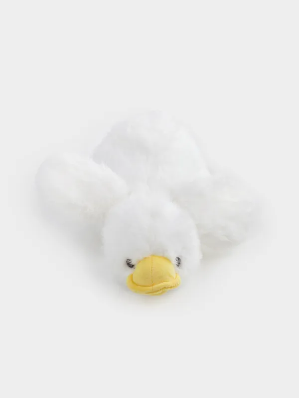 Игрушка, 29 см, мягкая, полиэстер, белая, Утенок, Duck toy, image-1