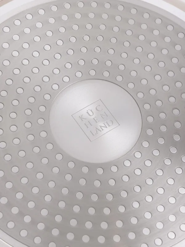 Сковорода, 24 см, с покрытием, алюминий, бежевая, Sincerity, image-4