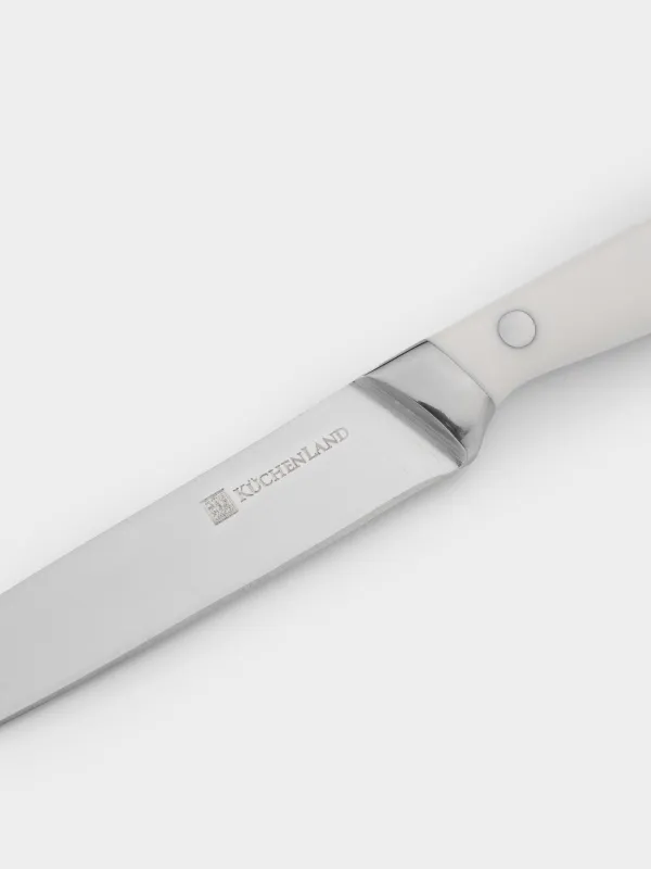 Нож для нарезки, 13 см, сталь/пластик, белый, Solo white, image-2