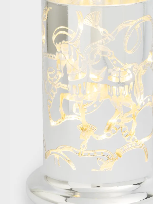 Светильник декоративный, 15 см, Silver style, image-2