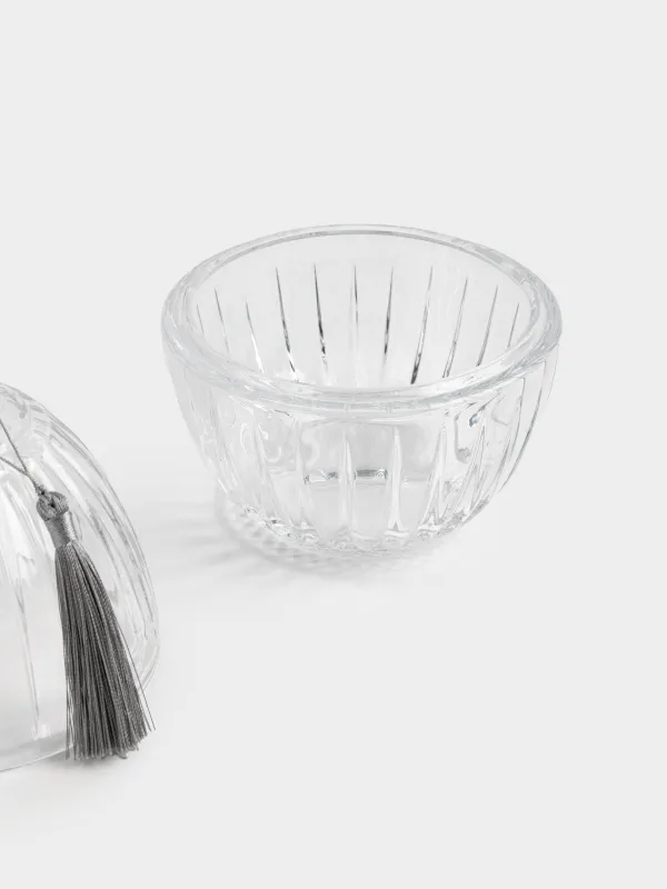 Емкость для хранения, 12х18 см, мл, с кисточкой, стекло Р, Glare, image-2