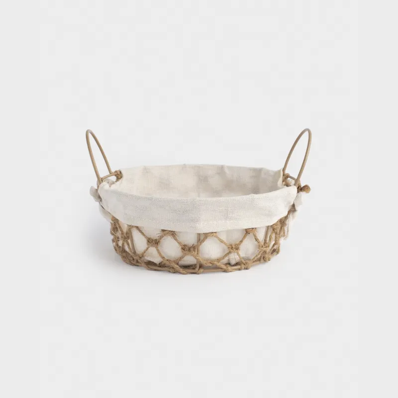 Корзина для хлеба, бежевая, Jute