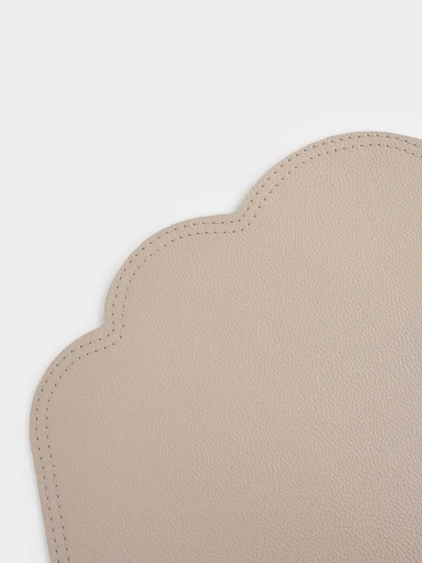 Салфетка под приборы, 33х45 см, ПВХ, фигурная, серебристая, Rock, image-4