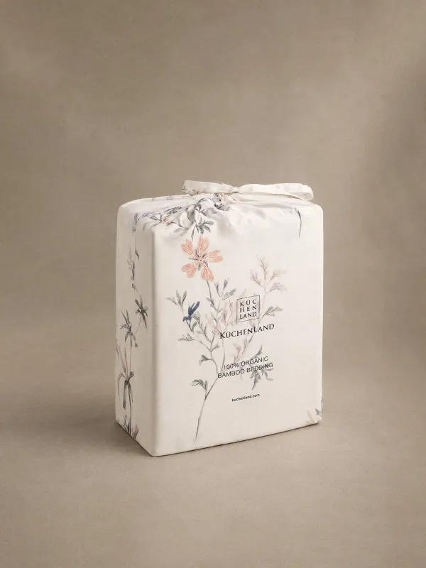 Постельное белье, евро, бамбук, Цветы и ветви, Pure bamboo, image-5