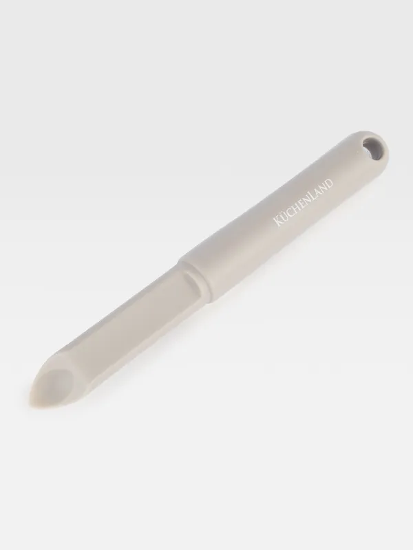 Овощечистка, 17 см, сталь/пластик, серо-коричневая, Regular, image-4