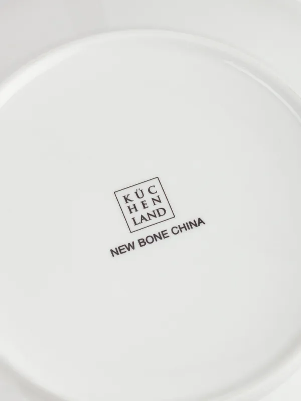 Тарелка закусочная, 23 см, 2 шт, Серые цветы, Watercolor, image-5