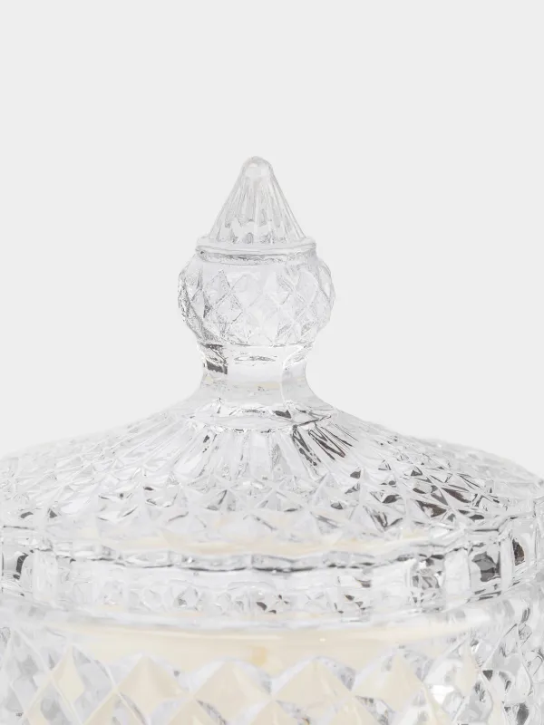 Свеча ароматическая, 13 см, в подсвечнике, Lime Basil, Odorous, image-4