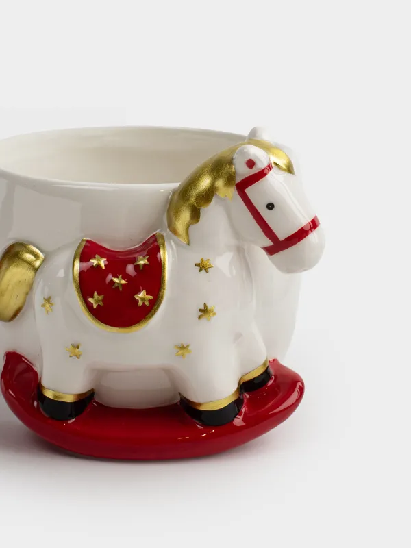 Кружка, 390 мл, Лошадка-качалка, Horse cute, image-1