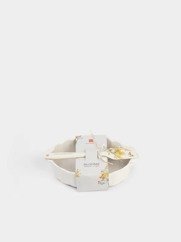 Набор для выпечки, керамика/силикон, Bloome, image-7