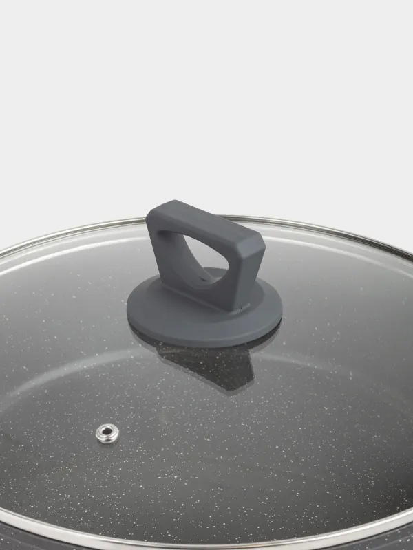 Сотейник, 28 см, с крышкой, съемная ручка, с покрытием, алюминий, Scandia, image-5