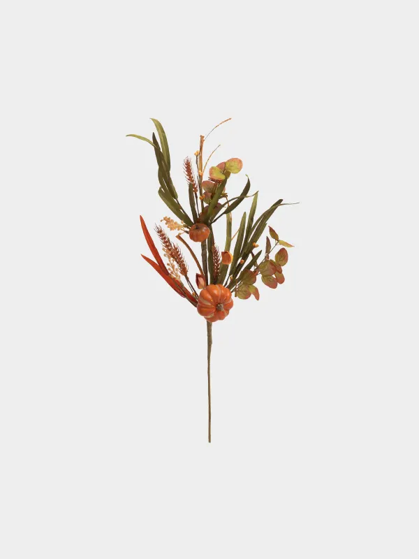 Ветка декоративная, 70 см, Тыквы и листья, Forest symphony decor, image-0