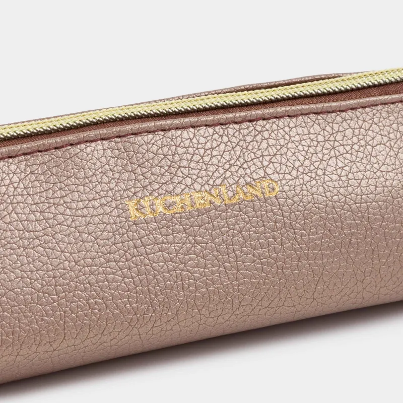 Пенал, 18х5 см, полиуретан, пудровый, Memo, image-5