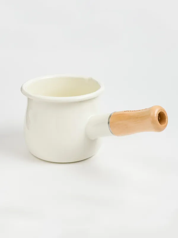 Турка, 550 мл, металл эмалированный/дерево, молочная, Nostalgia, image-5