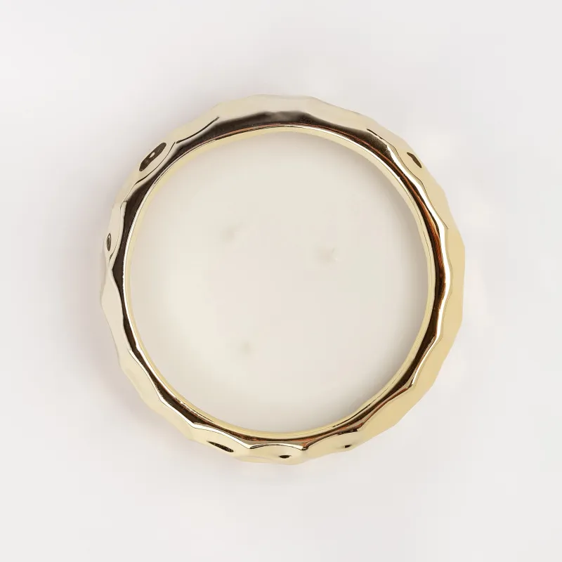 Свеча ароматическая, 13 см, три фитиля, в подсвечнике, керамика, Orangettes au Chocolat, Excellency, image-2