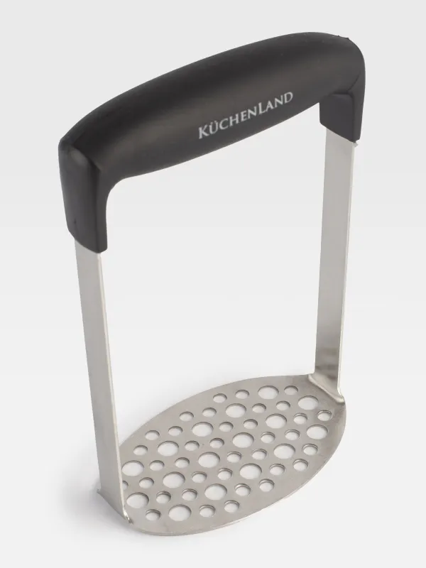 Пресс для пюре, 18 см, сталь/пластик, черный, Black style, image-3