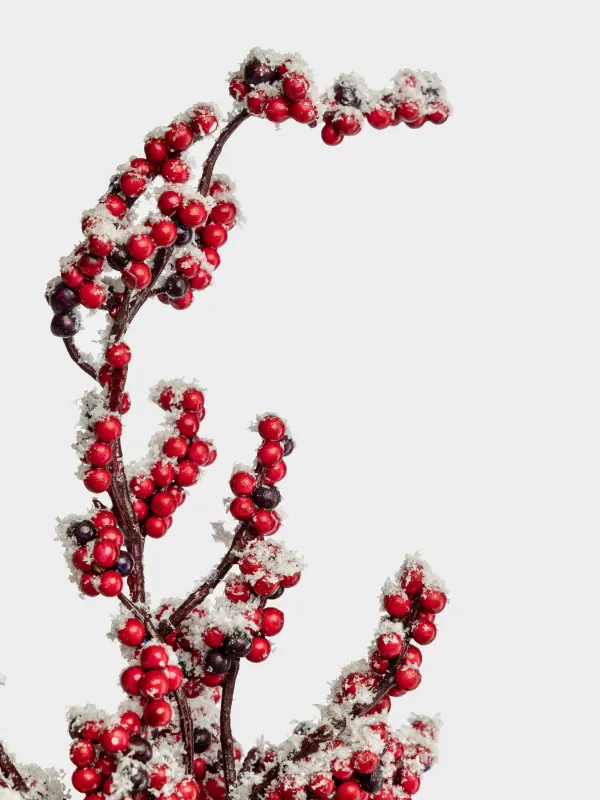 Дерево декоративное, 74 см, Красные ягоды, Red berry, image-1