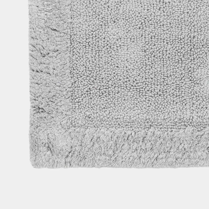 Коврик для ванной комнаты, 40x60/50x80 см, 2 шт, противоскользящий, хлопок, светло-серый, Metric, image-3