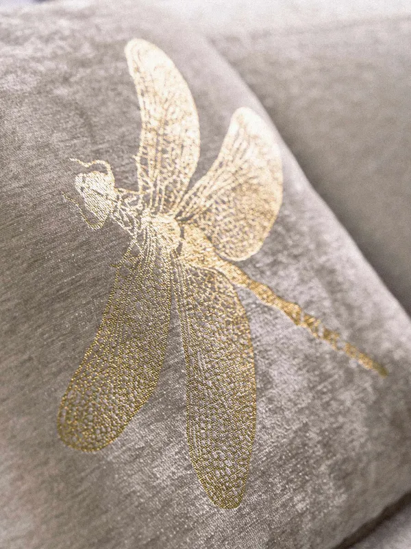 Подушка декоративная, 45х45 см, Стрекоза, Dragonfly, image-3