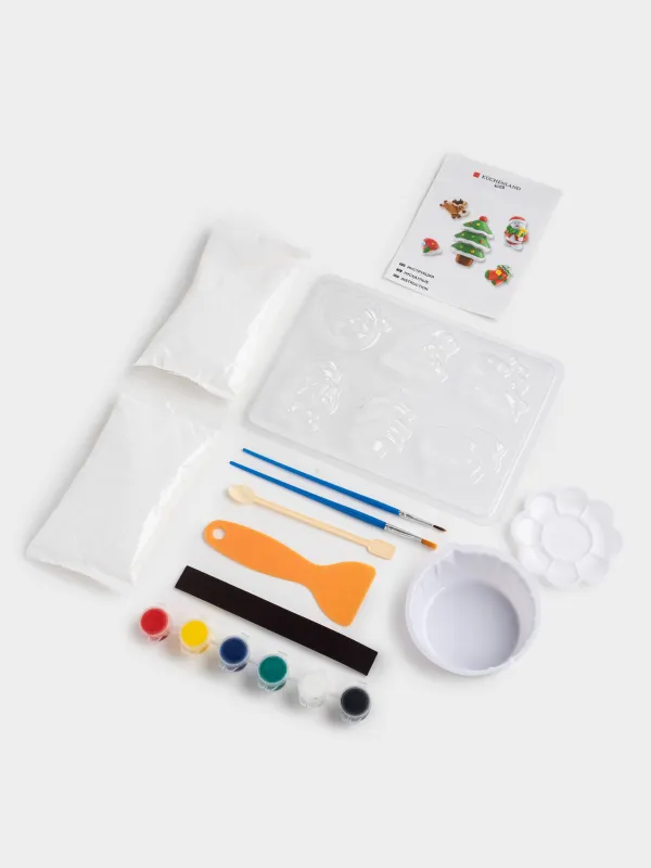 Набор для творчества, 16 пр, создание фигур, гипс, Новогодние атрибуты, Creative, image-1