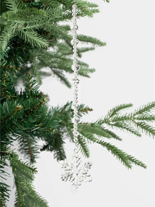 Игрушка елочная, 30 см, стекло, Ice crystal, image-3