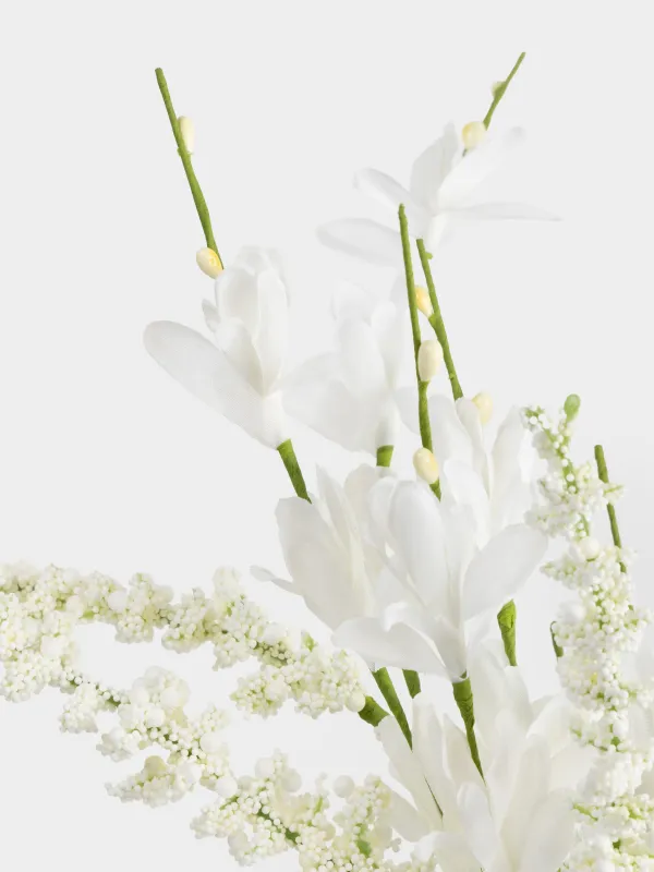 Ветка декоративная, 84 см, Белые гладиолусы, Flower garden, image-4