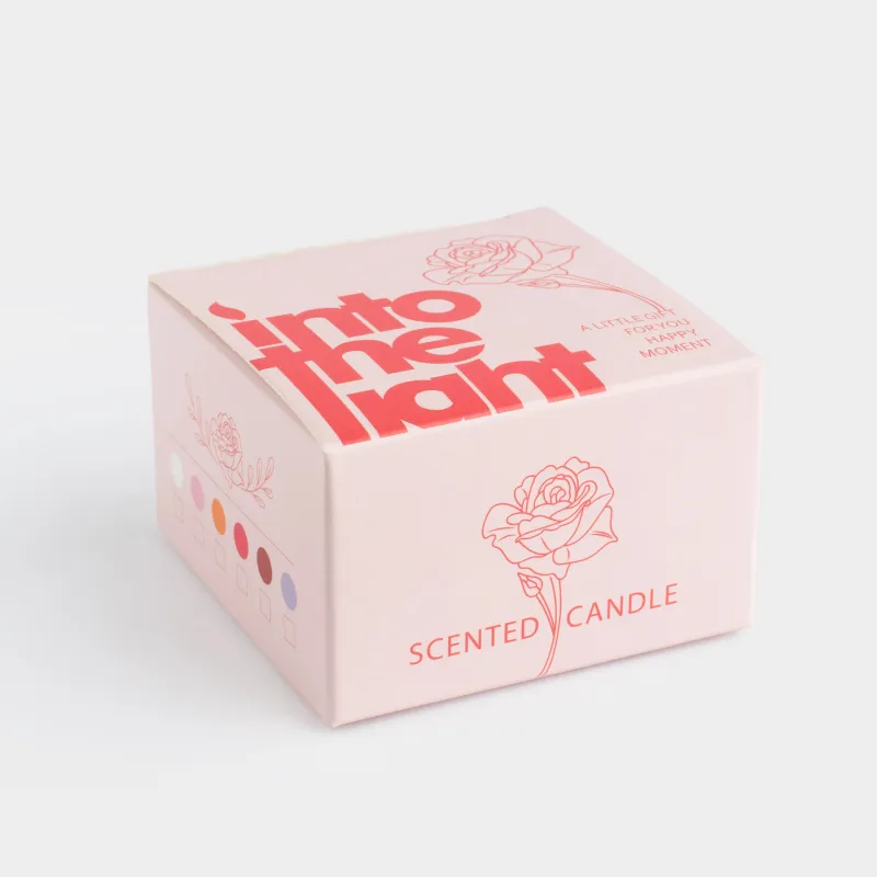 Свеча, 7 см, в подсвечнике, стекло, Цветок, Rose, image-3