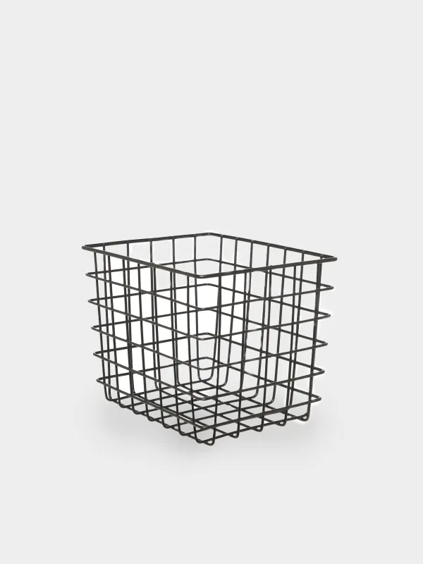 Корзина для хранения, 16x13х13 см, Twist black, image-1