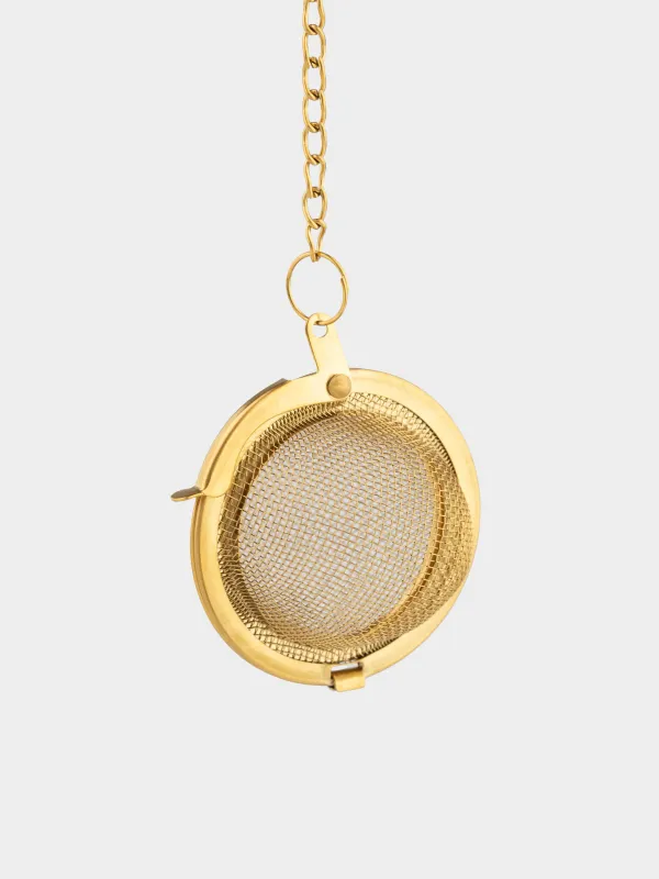 Сито для заваривания чая, 5 см, полирезин/металл, золотистое, Колибри, Paradise garden, image-2