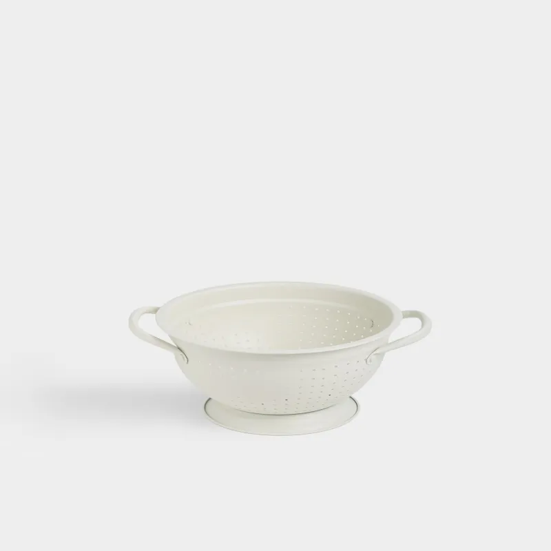 Дуршлаг, 22 см, с двумя ручками, сталь, молочный, Soft, image-2